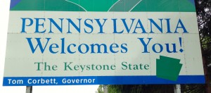 PA Welcome Sign PA Turnpike - T Leverett 2013